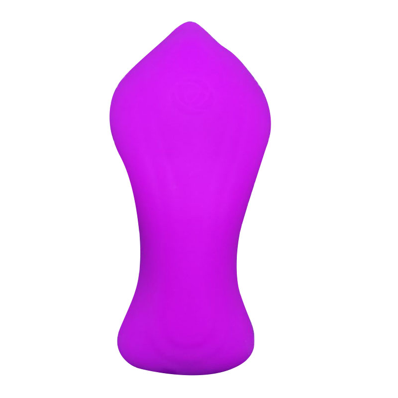 Voksen sex legetøj vibrerende spyd vibrator tryllestav (lilla tunge)