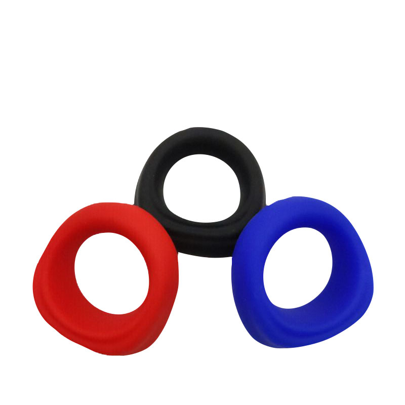 Fabrik engros bedste pris mandlig forsinkelse ejakulation blød silikone panis pikringe til mænd (speciel formet ring)