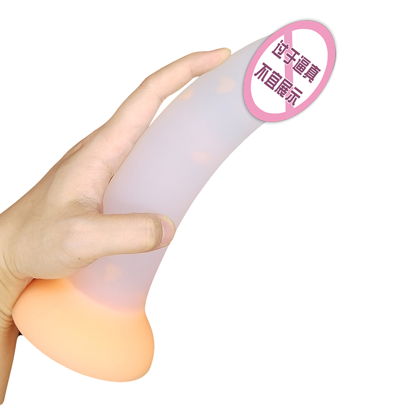 904 Ny lysende dildo analsex legetøj til kvinder mænd farverig glødende penis butt plug voksen legetøj
