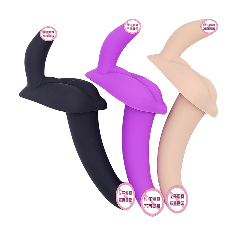 850 lesbisk dobbelthoved lilla voksen sex legetøj skildpadde dobbelthoved dragon side sluttede dildo for par kvinder homoseksuel